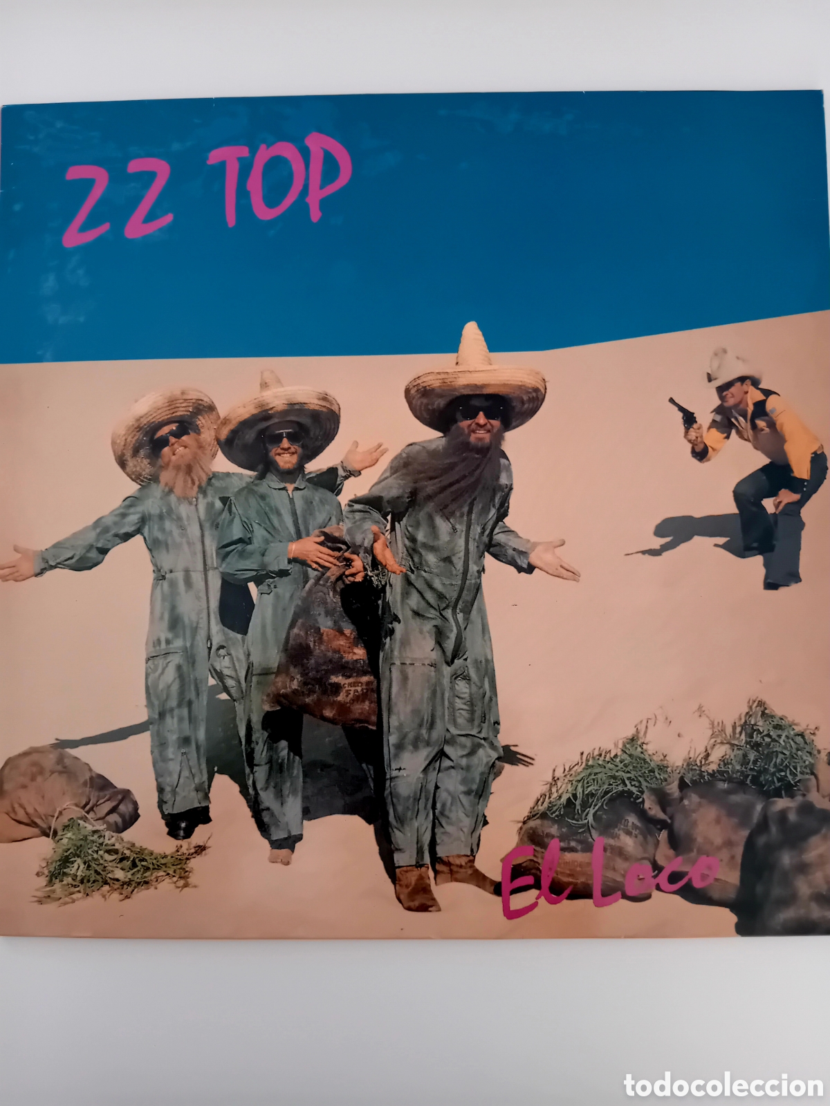 Discos de vinilo: ZZ TOP. EL LOCO. SPAIN 1986 - Foto 1