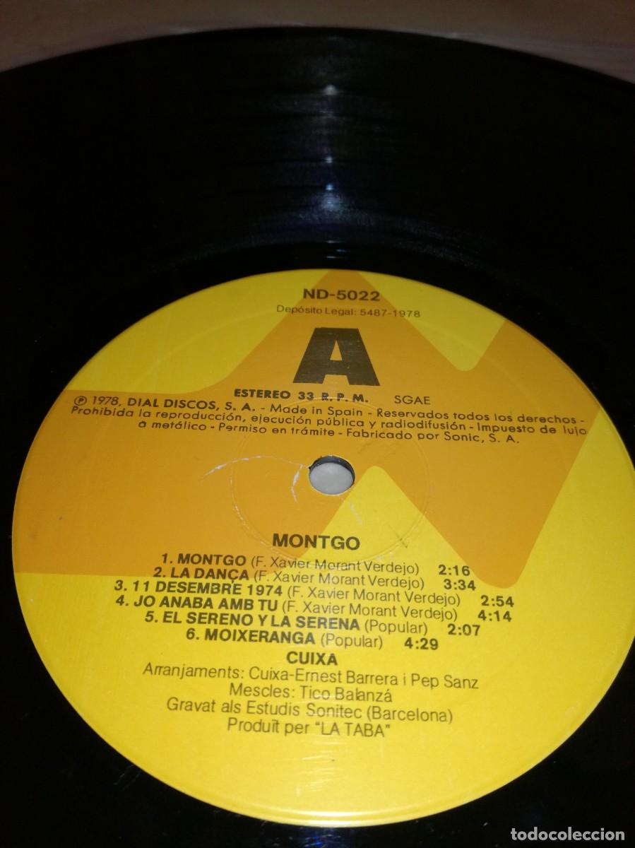 Discos de vinilo: CUIXA-MONTGO-GATEFOLD-ORIGINAL 1978-ROCK PROGRESIVO-EN EXCELENTE ESTADO - Foto 5
