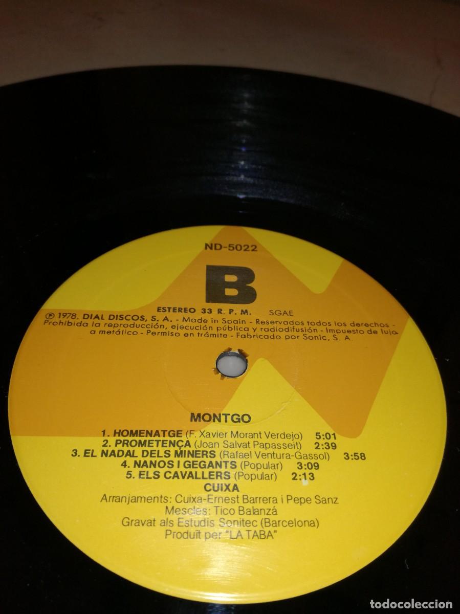 Discos de vinilo: CUIXA-MONTGO-GATEFOLD-ORIGINAL 1978-ROCK PROGRESIVO-EN EXCELENTE ESTADO - Foto 7
