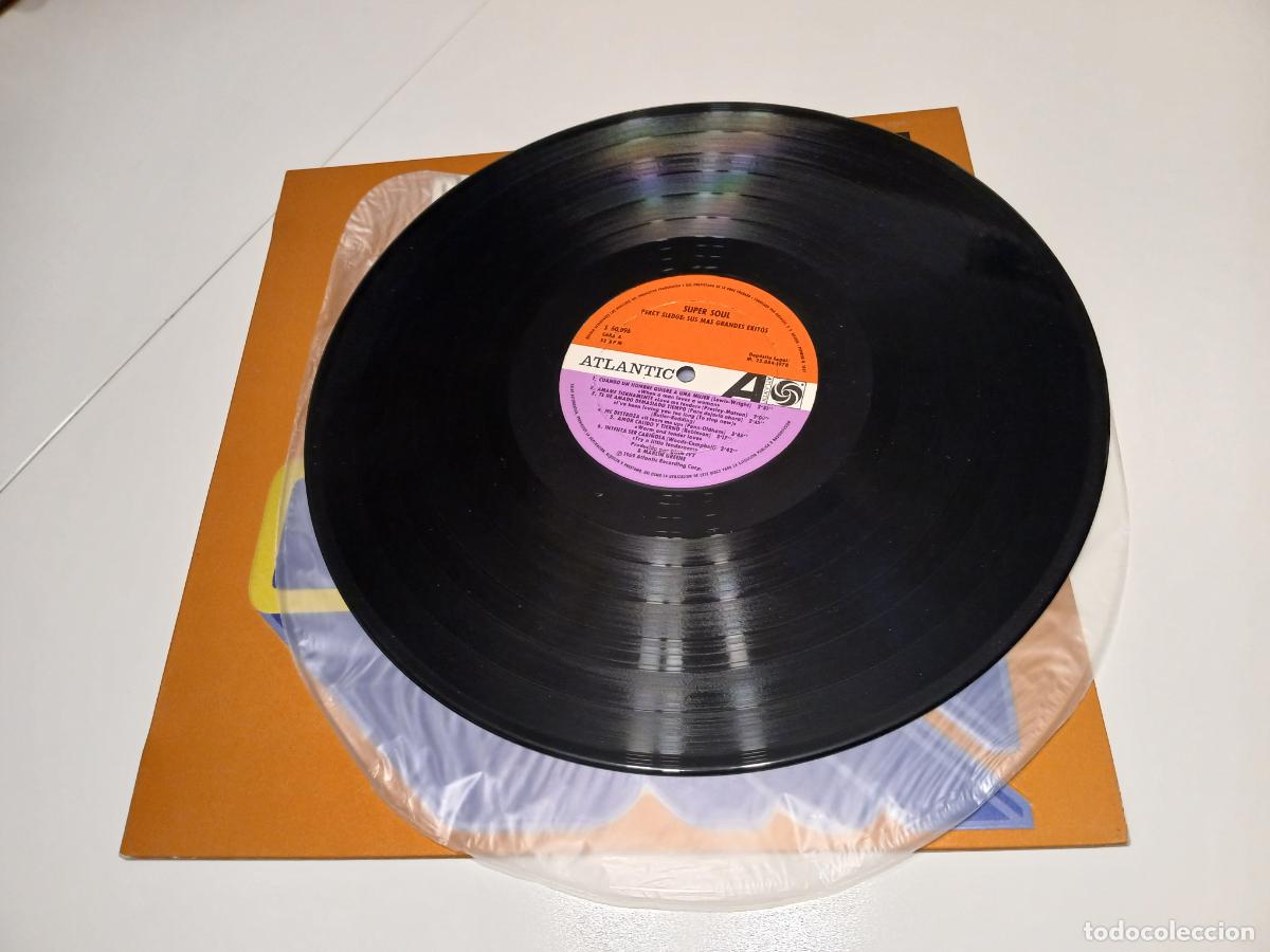 Discos de vinilo: Percy Sledge -Sus m&aacute;s grandes &eacute;xitos- (1978) LP disco vinilo - Foto 3