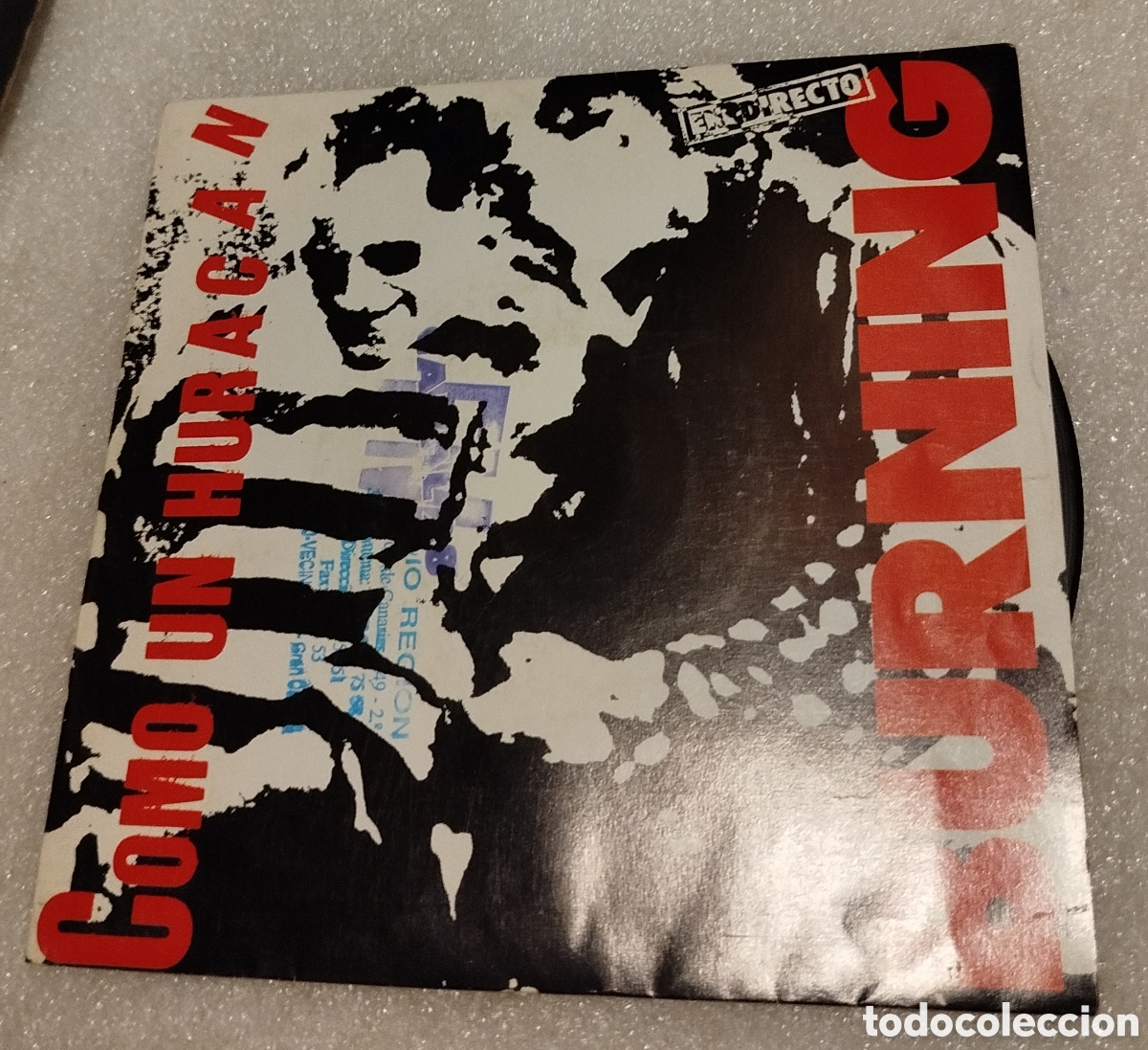 Discos de vinilo: Burning - como un huracan - Foto 1