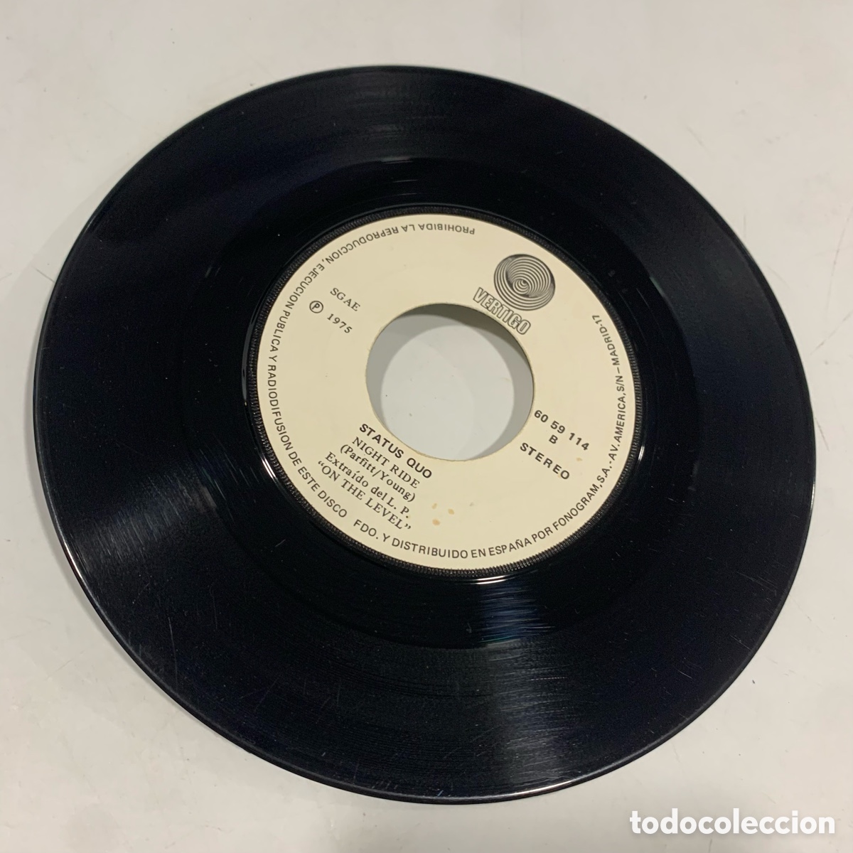 Discos de vinilo: Single 7&rsquo;&rsquo; Status Quo &lrm;&ndash; Down Down edicion espa&ntilde;ola de 1975 - Foto 3