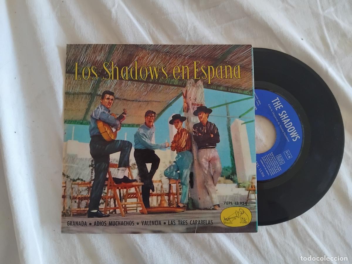 Discos de vinilo: THE SHADOWS EN ESPA&Ntilde;A. GRANADA + 3. EP EMI ODEON 1963. - Foto 1