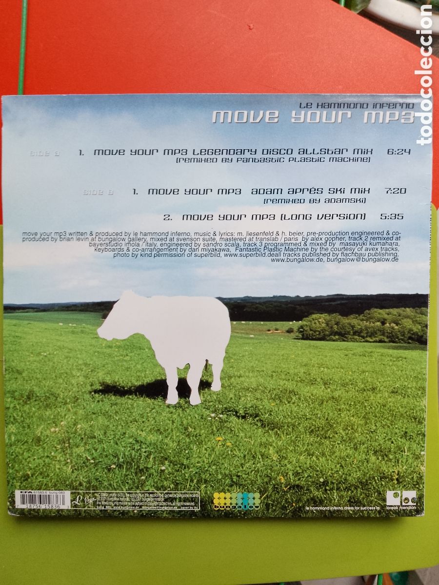 Discos de vinilo: LE HAMMOND INFERNO - MOVE YOUR MP3 - Foto 3