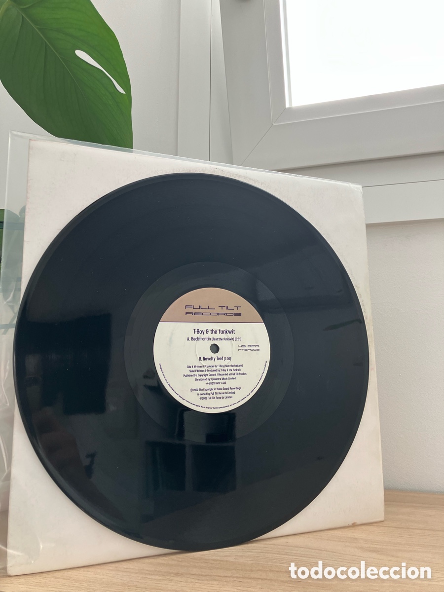 Discos de vinilo: T-Boy & The Funkwith - Backfrontin EP - Foto 1