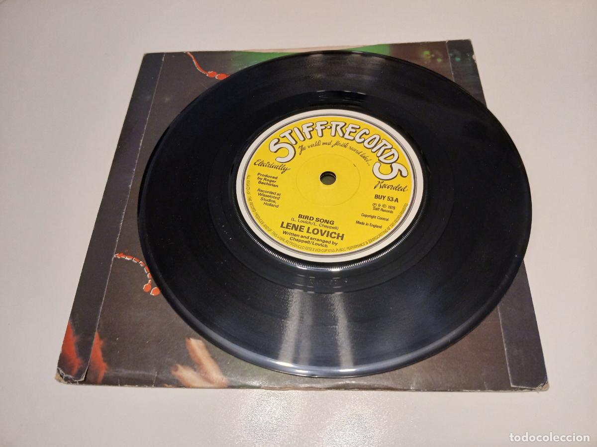 Discos de vinilo: Lene Lovich -Bird song- (1979) single - Foto 3