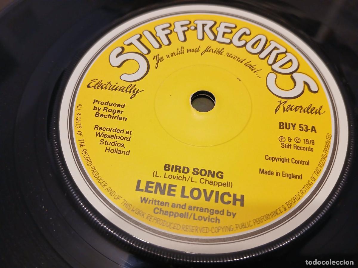 Discos de vinilo: Lene Lovich -Bird song- (1979) single - Foto 4