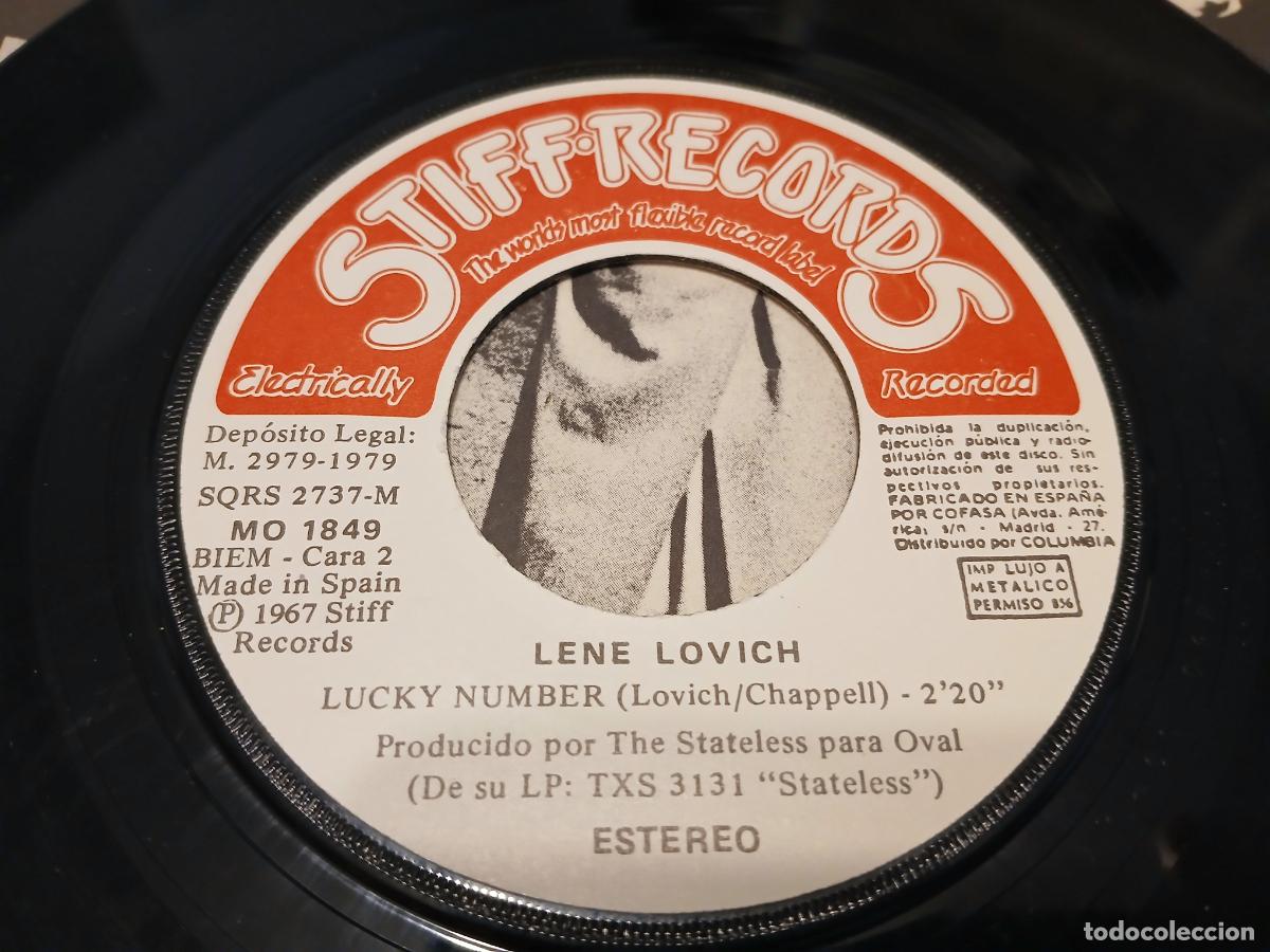 Discos de vinilo: Lene Lovich -I think were alone now- (1979) single - Foto 4