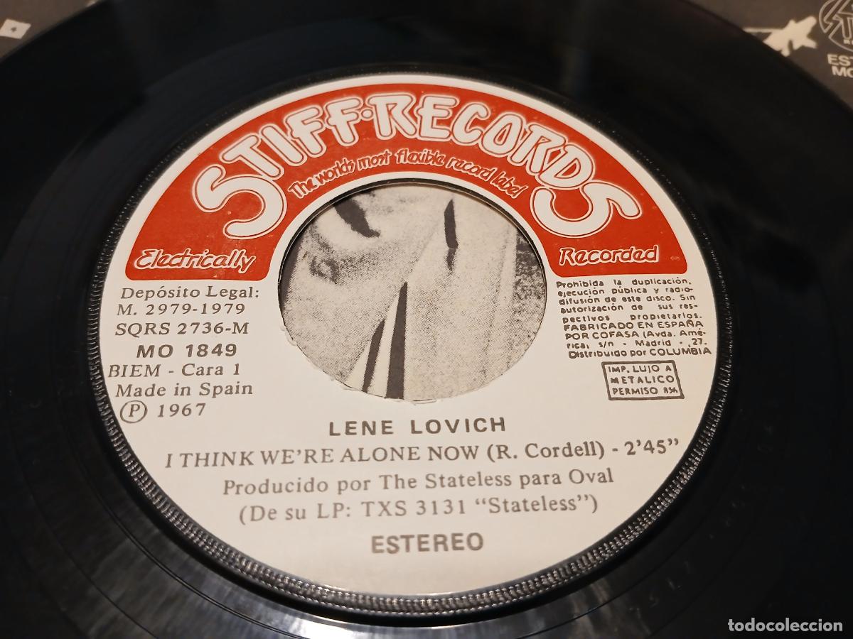 Discos de vinilo: Lene Lovich -I think were alone now- (1979) single - Foto 5