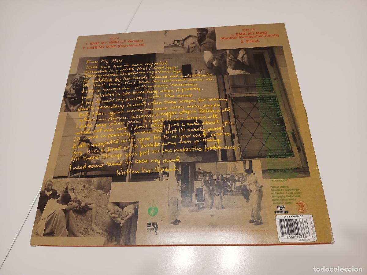 Discos de vinilo: Arrested Development -Ease my mind- (1994) LP disco vinilo - Foto 2