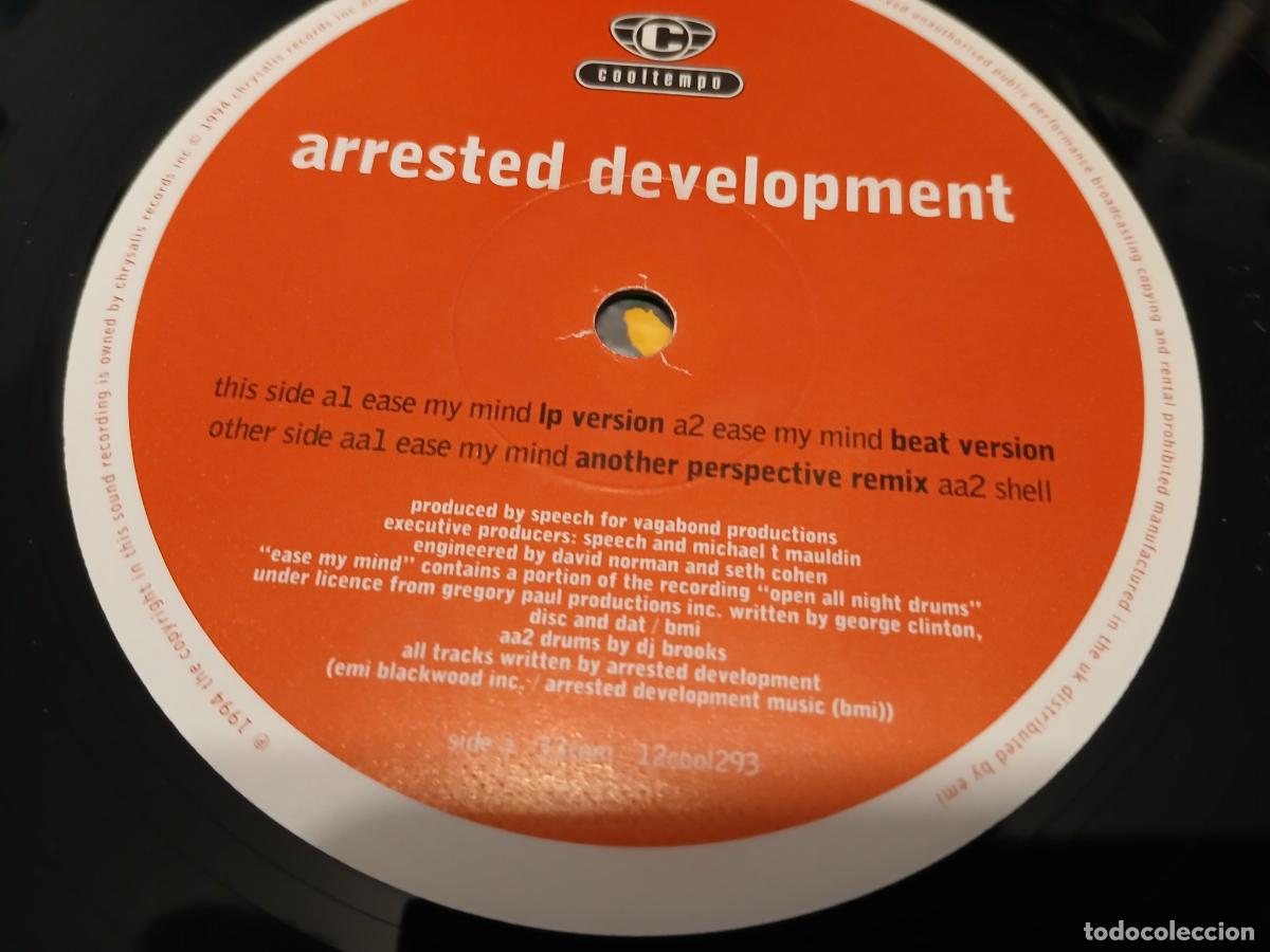 Discos de vinilo: Arrested Development -Ease my mind- (1994) LP disco vinilo - Foto 6