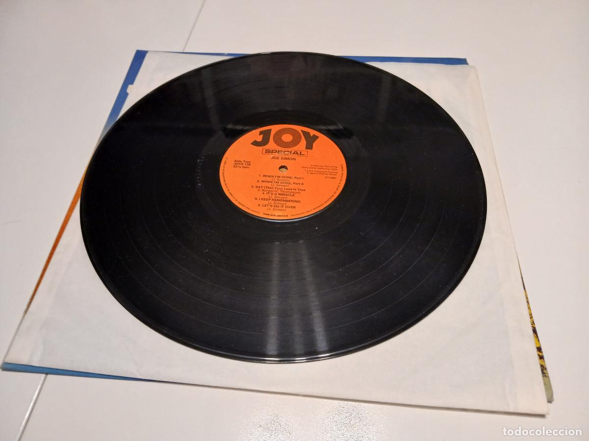 Discos de vinilo: Joe Simon -Joe Simon- LP disco vinilo - Foto 4