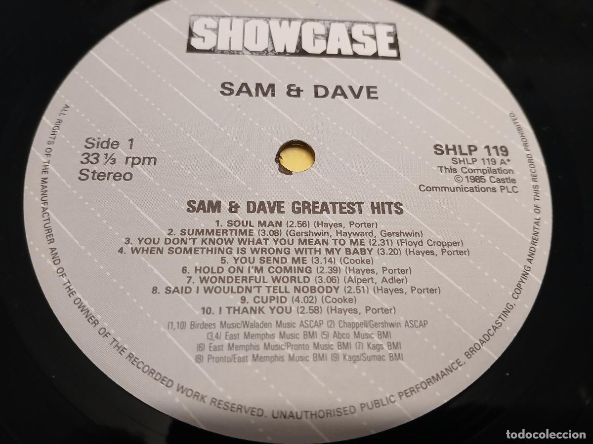 Discos de vinilo: Sam & Dave -Greatest hits -(1985) LP disco vinilo - Foto 5