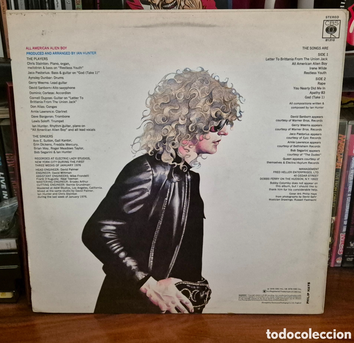 Discos de vinilo: Ian Hunter &ndash; All American Alien Boy Lp UK - Foto 2