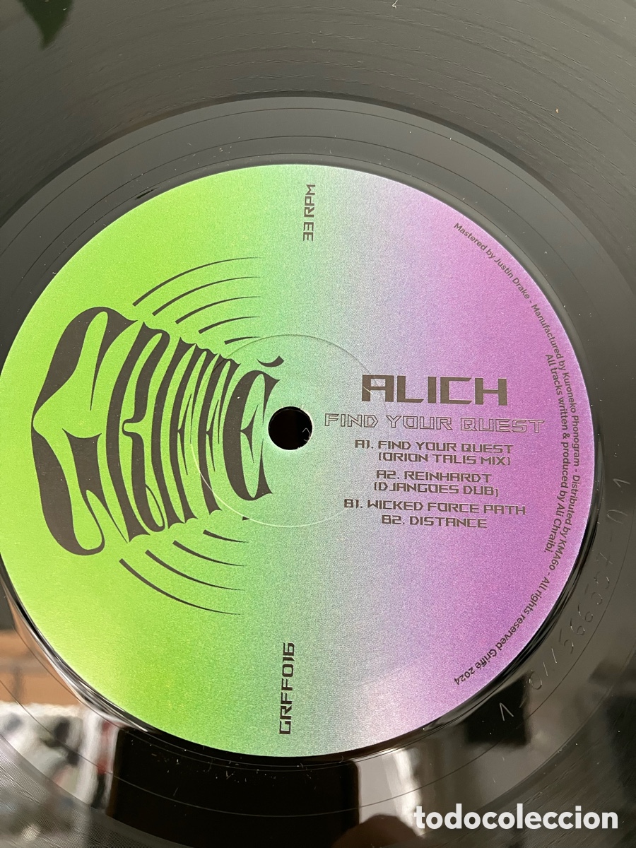Discos de vinilo: Alich - Find Your Quest - Foto 4