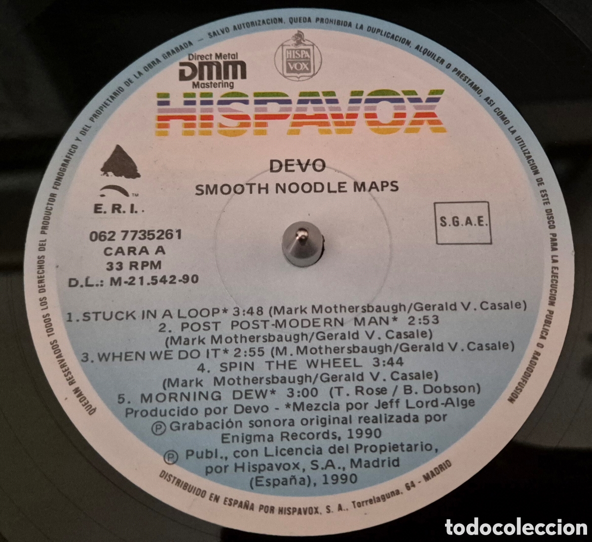 Discos de vinilo: Devo &ndash; Smooth Noodle Maps Lp spain - Foto 4