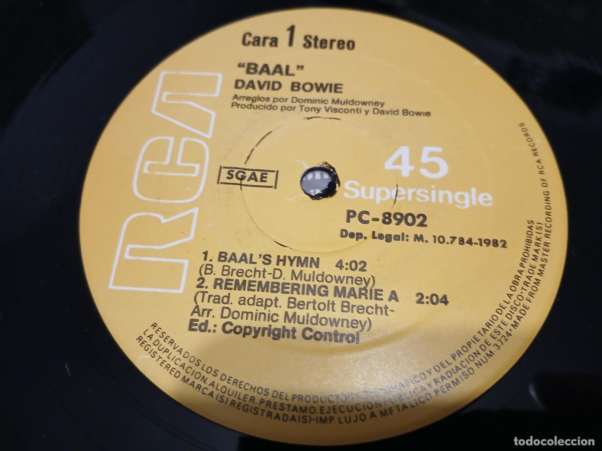 Discos de vinilo: Maxi-single de David Bowie -David Bowie In Bertolt Brechts Baal- (1982) - Foto 7