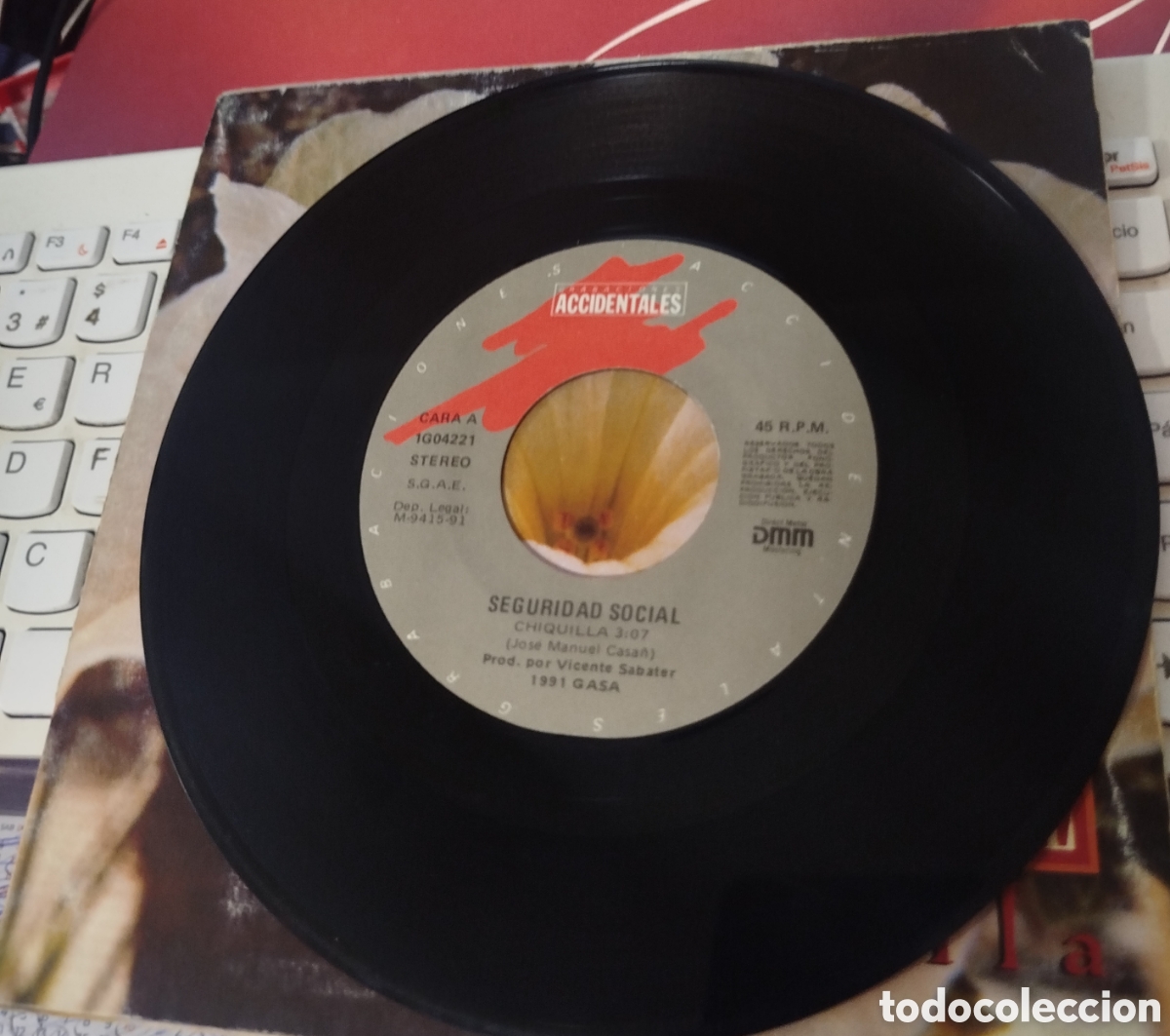 Discos de vinilo: Seguridad social - Chiquilla - Foto 2