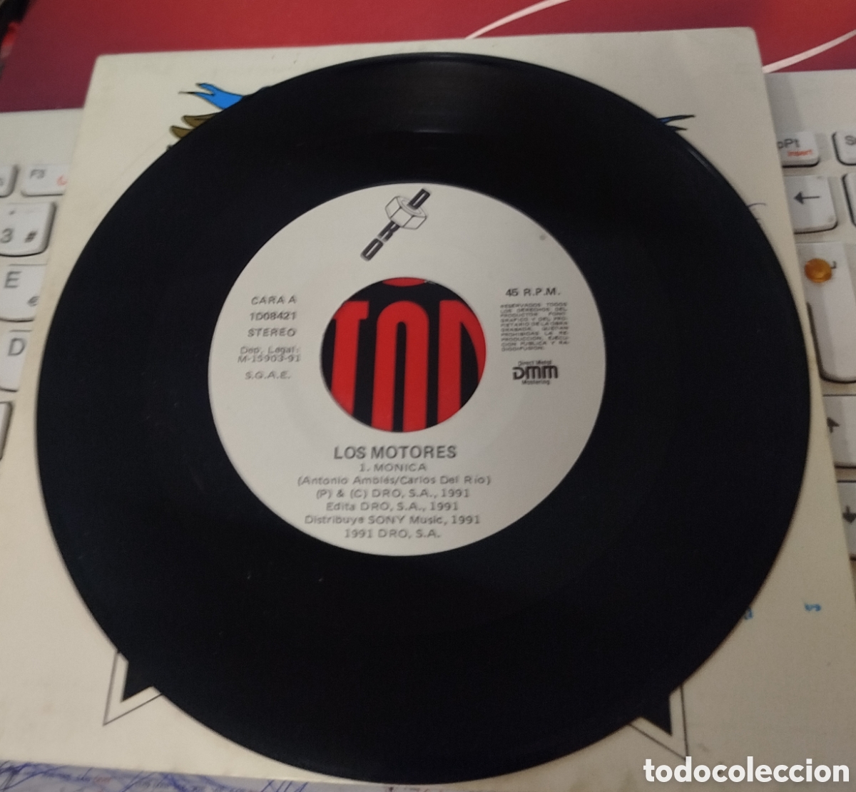 Discos de vinilo: Los motores - Monica - Foto 2