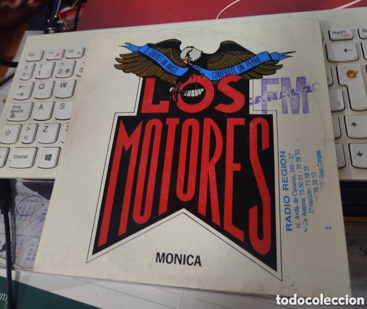 Discos de vinilo: Los motores - Monica - Foto 1