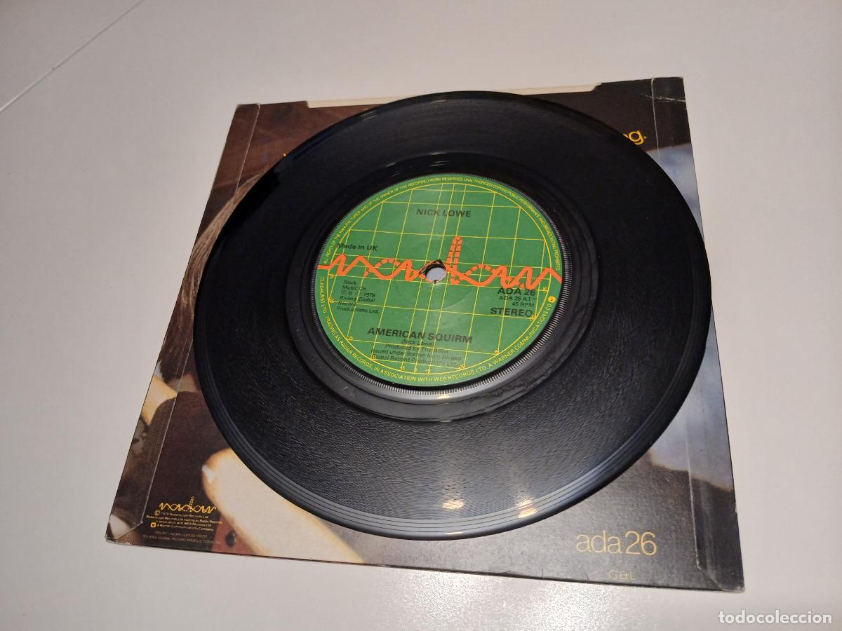 Discos de vinilo: Nick Lowe -American squirm- (1978) single - Foto 4