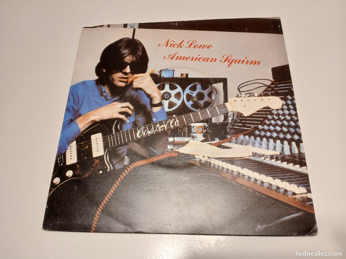 Discos de vinilo: Nick Lowe -American squirm- (1978) single - Foto 1
