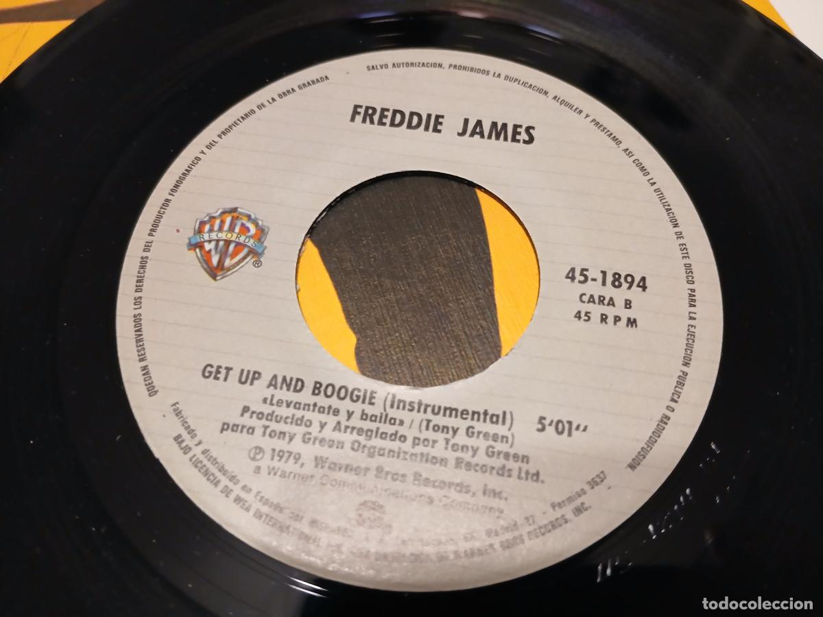 Discos de vinilo: Freddie James &ndash; Get Up And Boogie- (1979) single - Foto 2