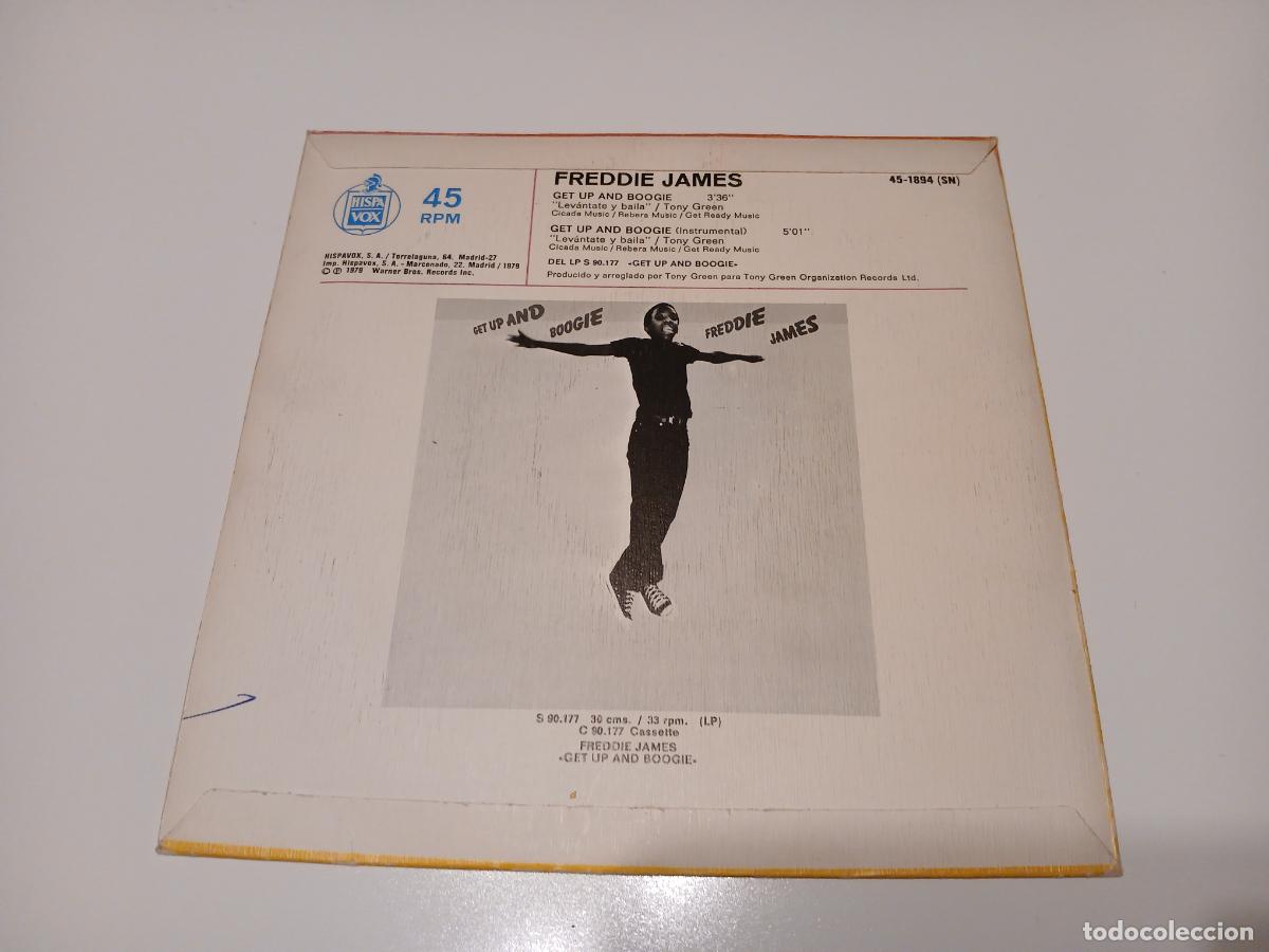 Discos de vinilo: Freddie James &ndash; Get Up And Boogie- (1979) single - Foto 5