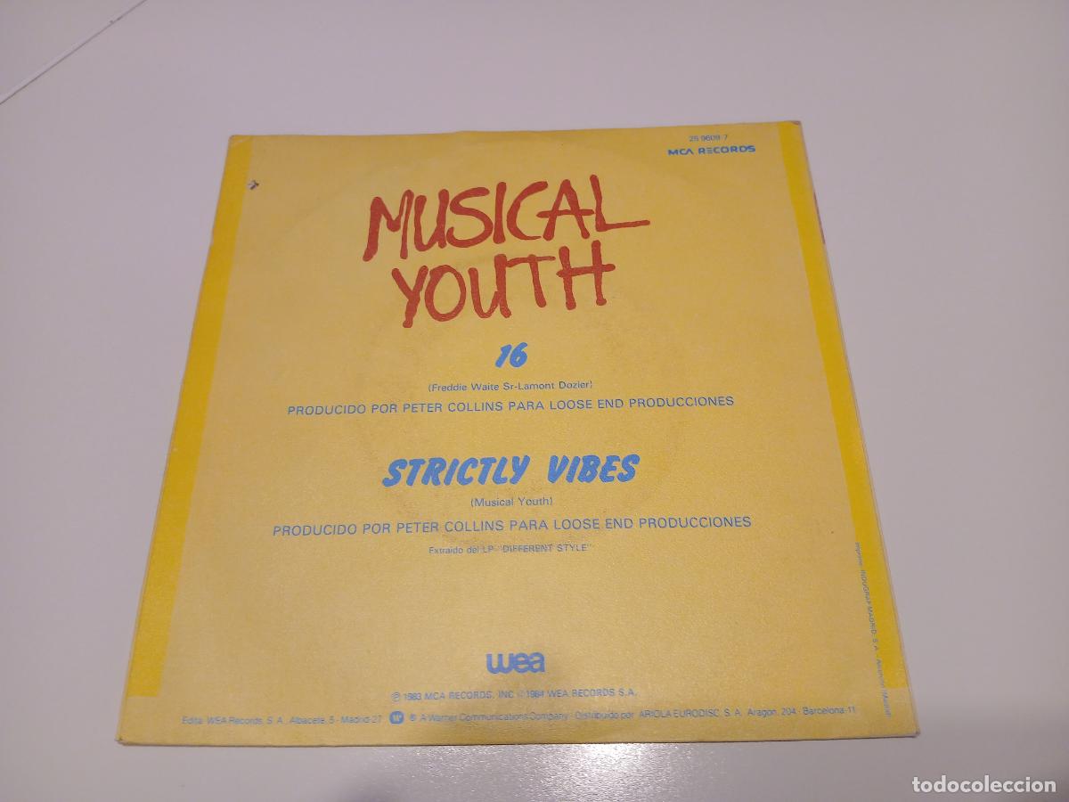 Discos de vinilo: Musical Youth -16- (1984) single - Foto 2