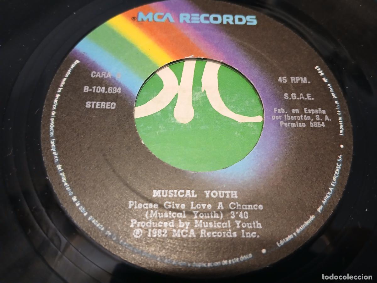 Discos de vinilo: Musical Youth -Pasando del poli- (1982) single - Foto 2