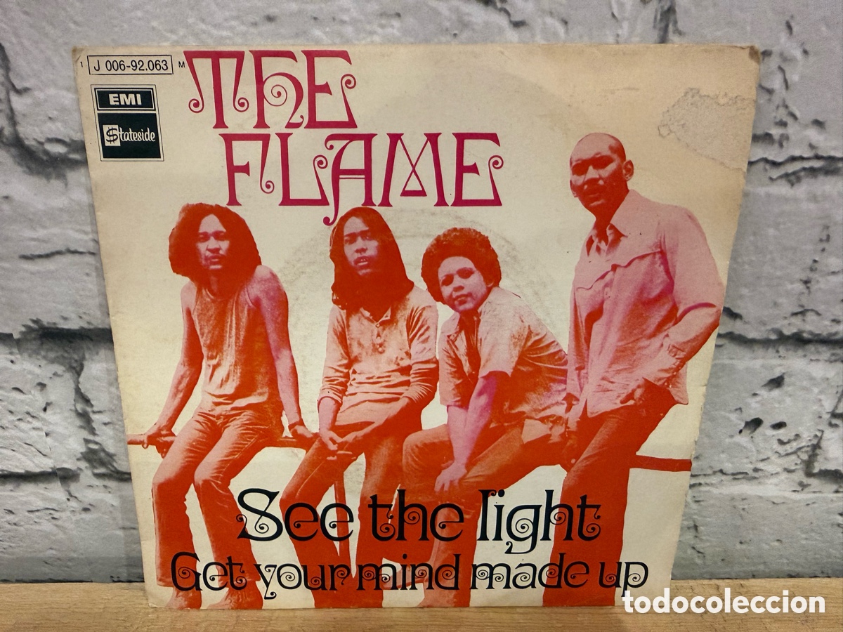 Discos de vinilo: The Flame &lrm;&ndash; See The Light (PSYCHEDELIC ROCK 1970) single vinilo - Foto 1