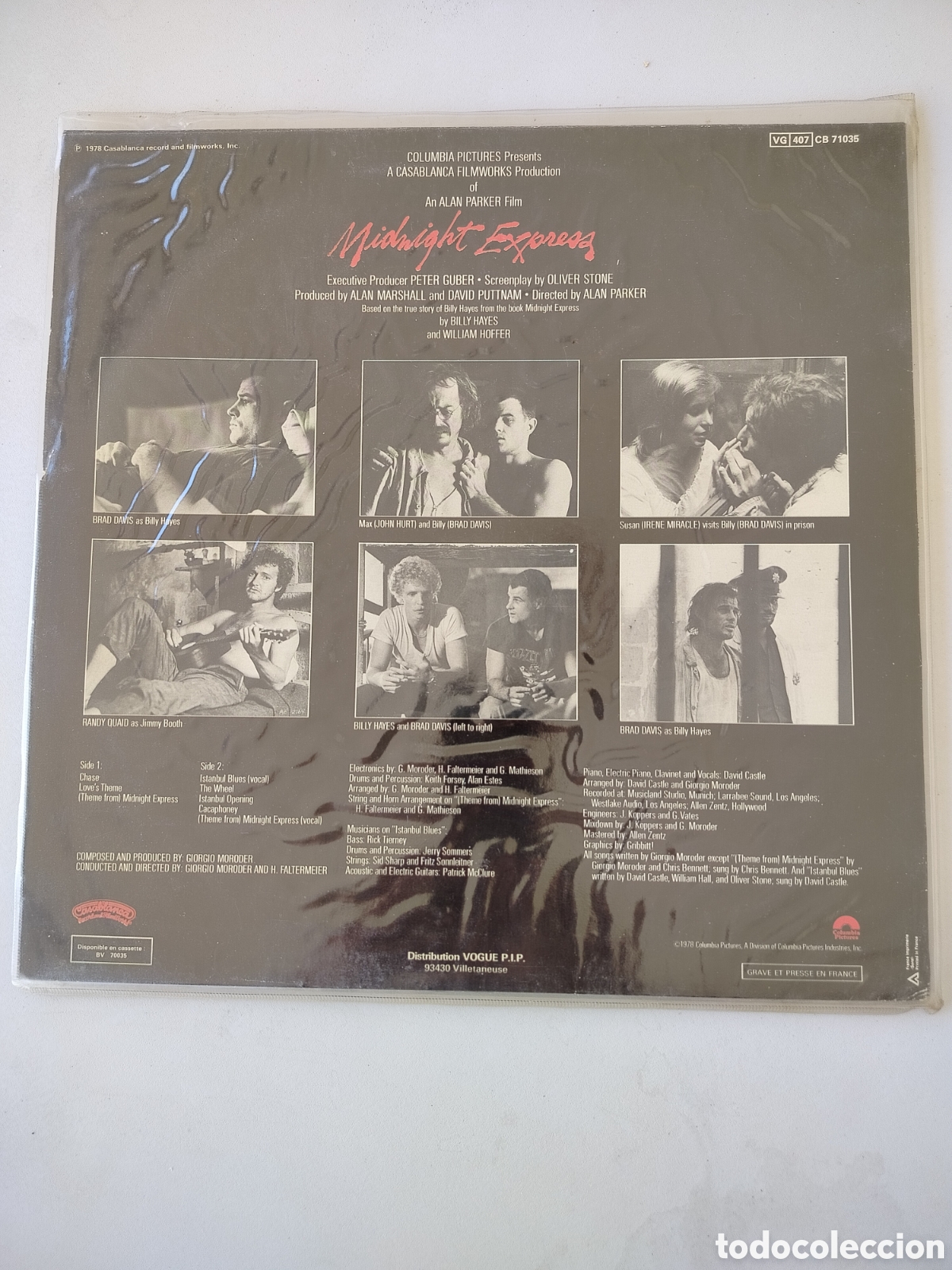 Discos de vinilo: Giorgio Moroder LP Midnight Express - Foto 2