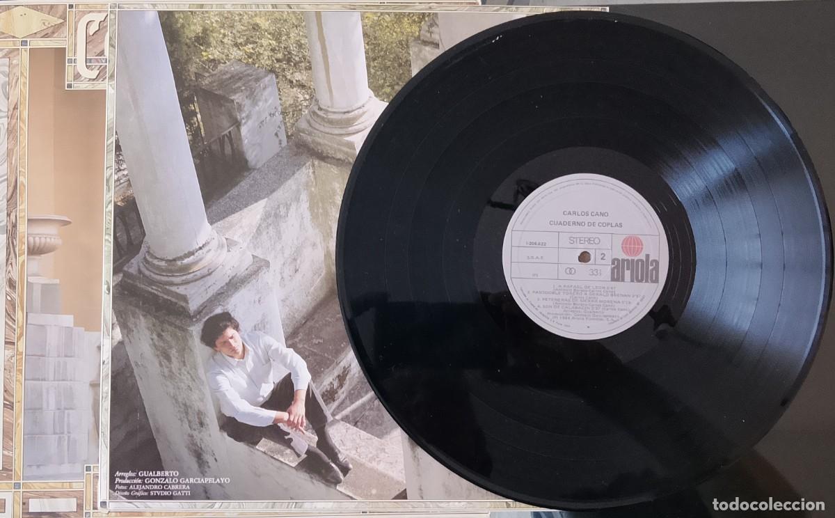 Discos de vinilo: Carlos Cano. Cuaderno de coplas. Vinilo LP. - Foto 4