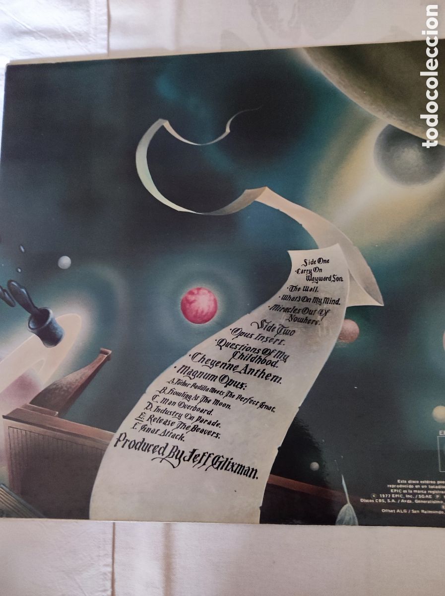 Discos de vinilo: KANSAS - LEFTOVERTURE (LEER DESCRIPCION) - Foto 2