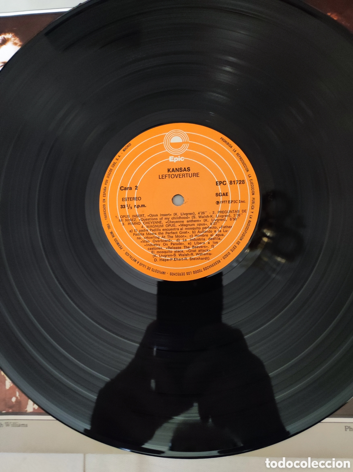 Discos de vinilo: KANSAS - LEFTOVERTURE (LEER DESCRIPCION) - Foto 6