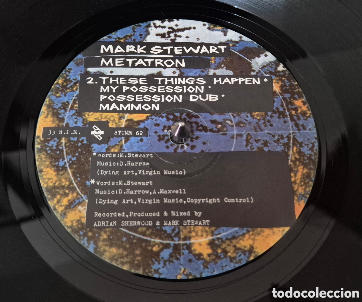 Discos de vinilo: Mark Stewart &ndash; Metatron lp UK - Foto 5