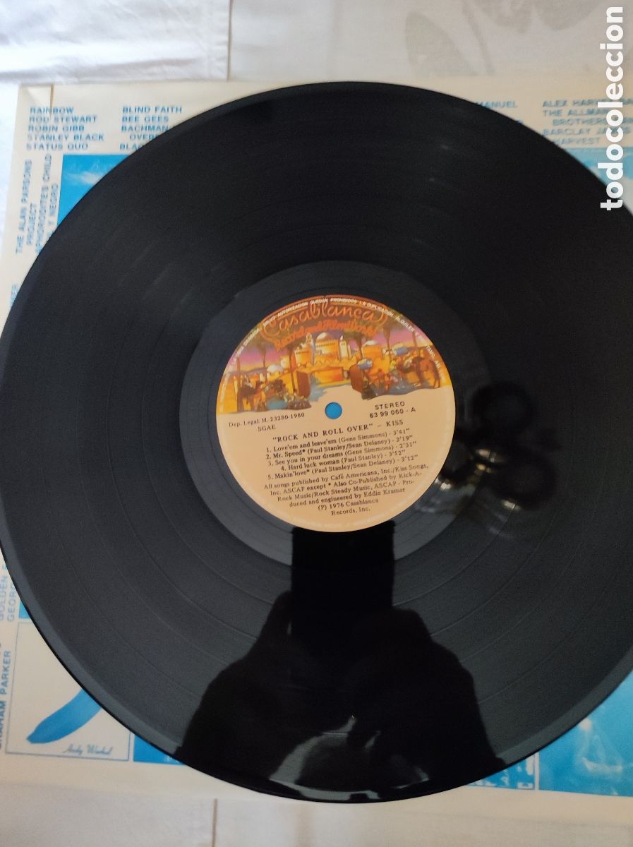 Discos de vinilo: KISS - ROCK AND ROLL OVER - Foto 3