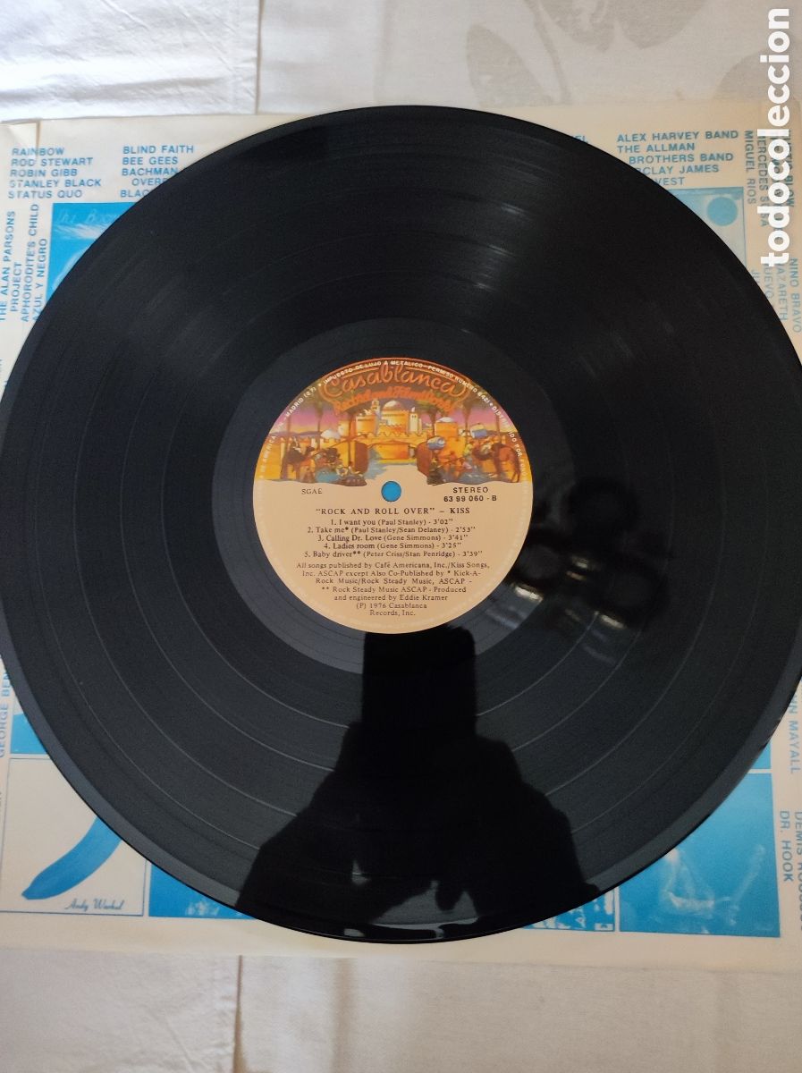 Discos de vinilo: KISS - ROCK AND ROLL OVER - Foto 4