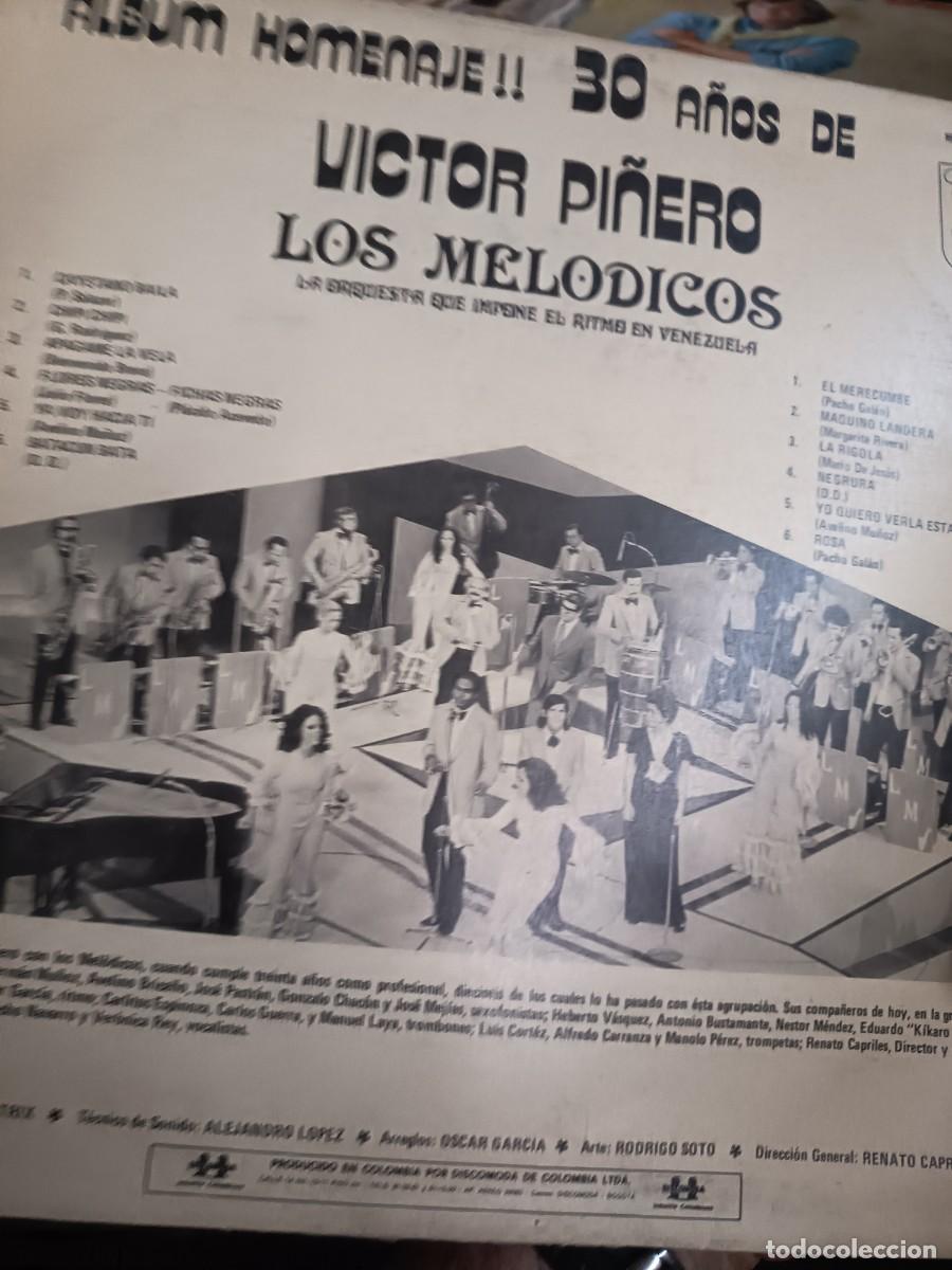 Discos de vinilo: LOTE 381, LP LOS MELODICOS - Foto 2