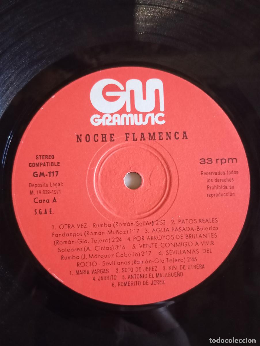 Discos de vinilo: NOCHE FLAMENCA - GRAMUSIC - 1971 - Foto 7