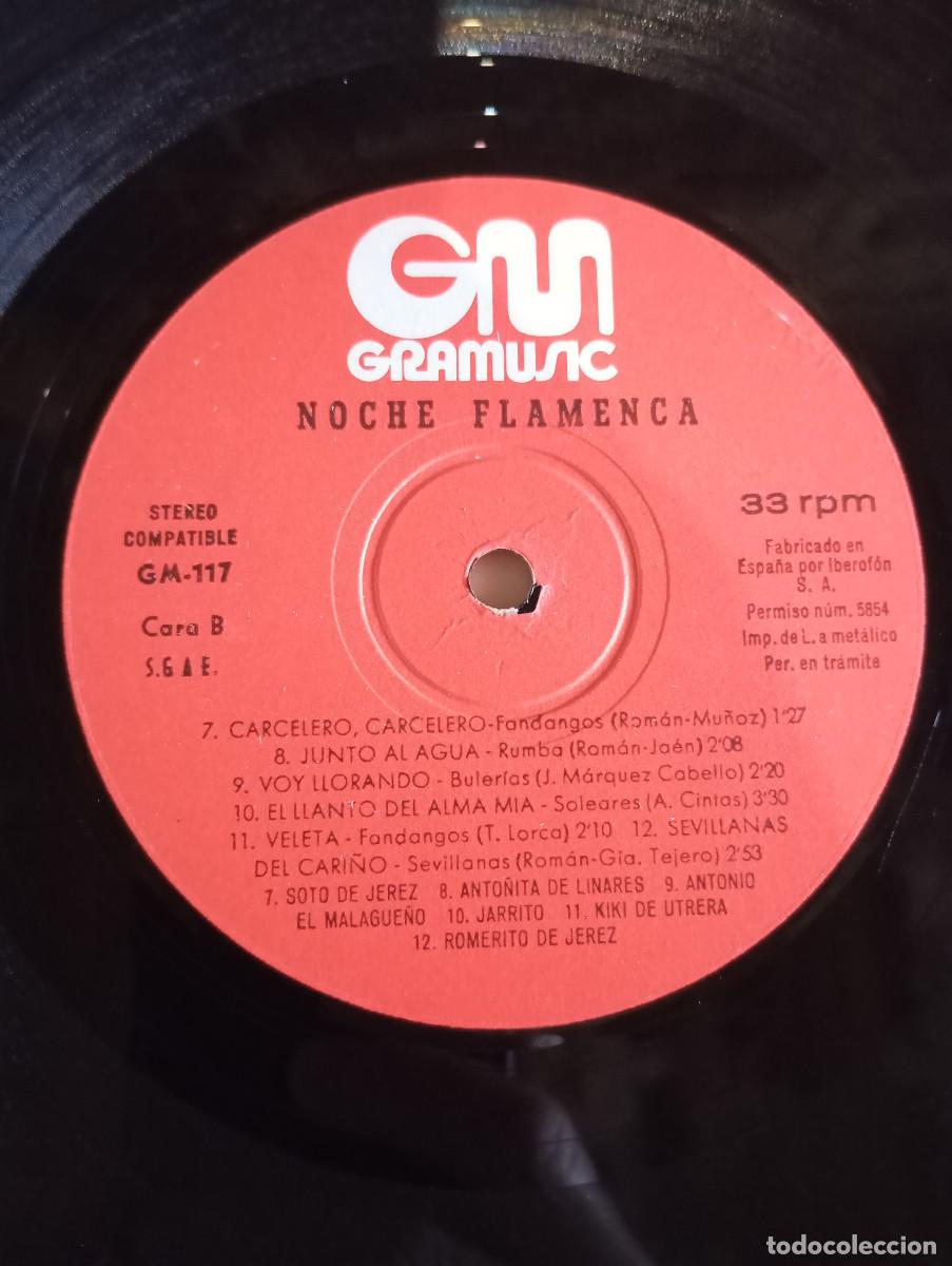 Discos de vinilo: NOCHE FLAMENCA - GRAMUSIC - 1971 - Foto 9