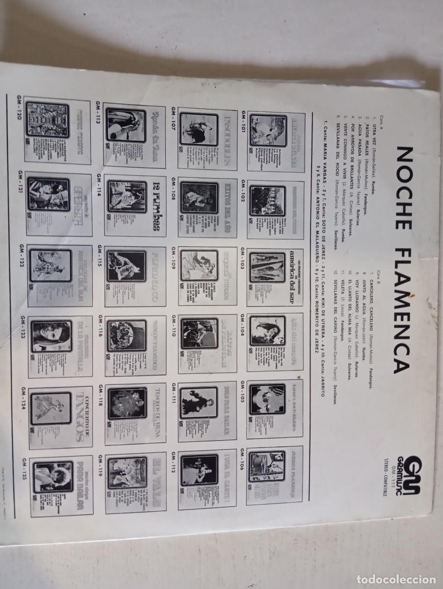 Discos de vinilo: NOCHE FLAMENCA - GRAMUSIC - 1971 - Foto 11