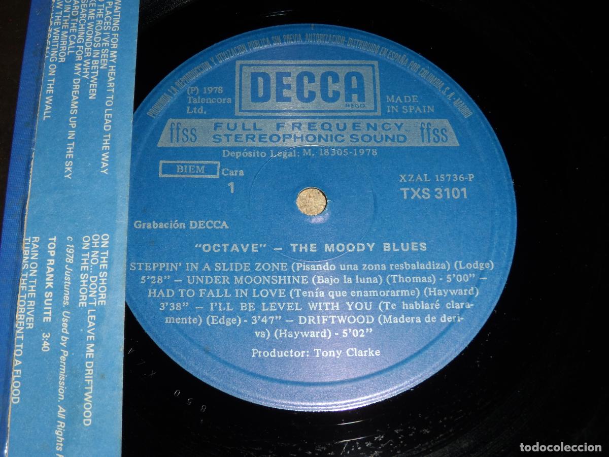 Discos de vinilo: THE MOODY BLUES - OCTAVE (SPAIN 1978) - Foto 4