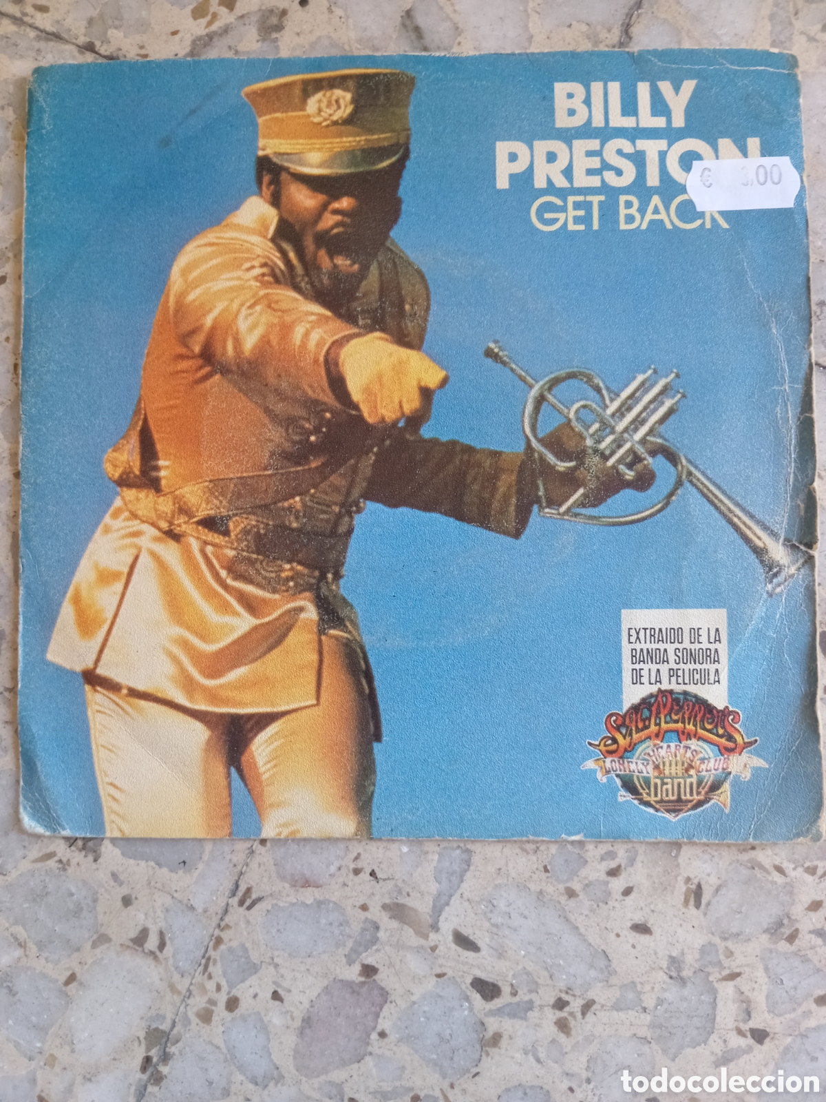 Discos de vinilo: SGL BILLY PRESTON GET BACK 1978 - Foto 1
