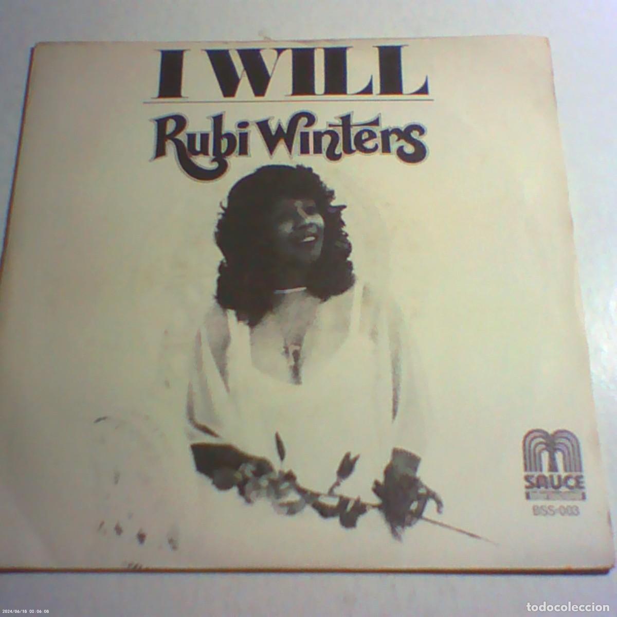 Discos de vinilo: single ruby winters. i will. bluer days ahead. sauce 1978 spain (seminuevo) - Foto 1