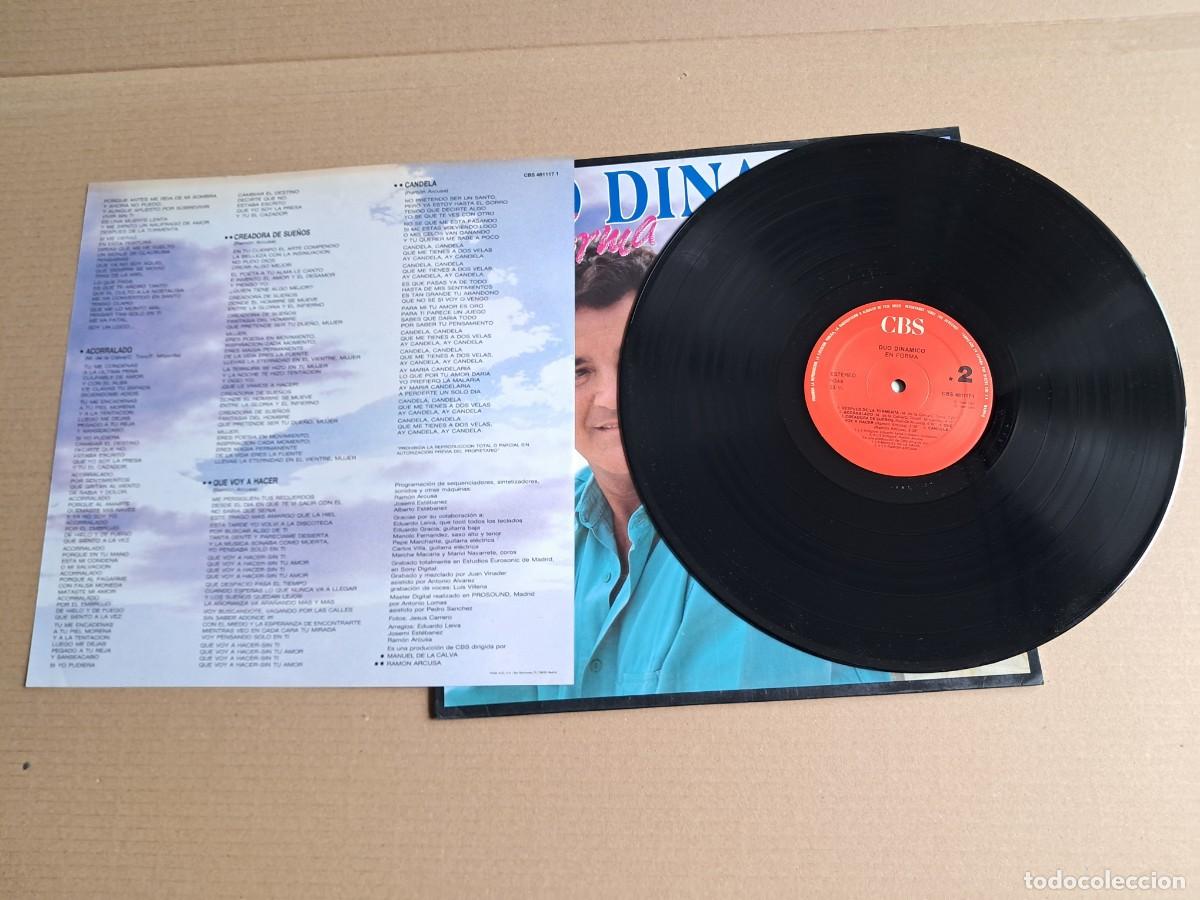 Discos de vinilo: DUO DINAMICO - EN FORMA LP 1988 - Foto 2