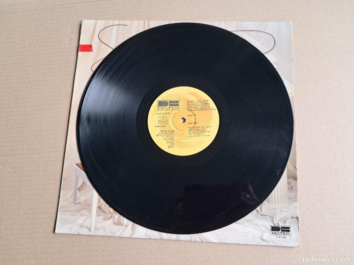 Discos de vinilo: SANDRO - PARA TI LP 1981 - Foto 2