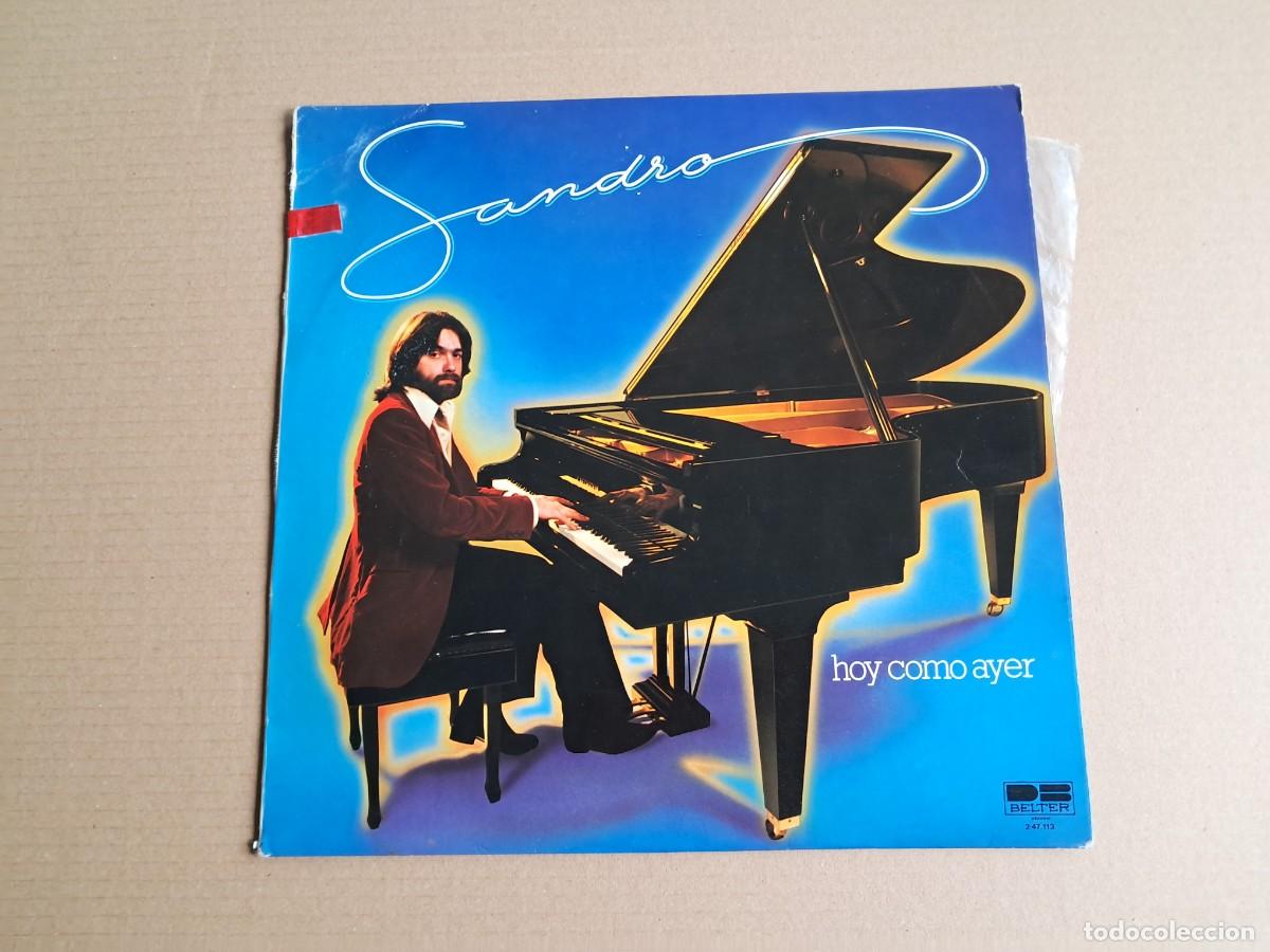 Discos de vinilo: SANDRO - HOY COMO AYER LP 1981 - Foto 1