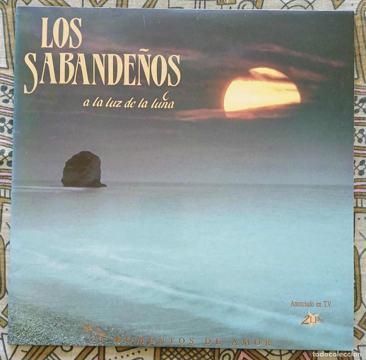 Discos de vinilo: LP LOS SABANDE&Ntilde;OS A la luz de la Luna - Doble LP - Foto 1