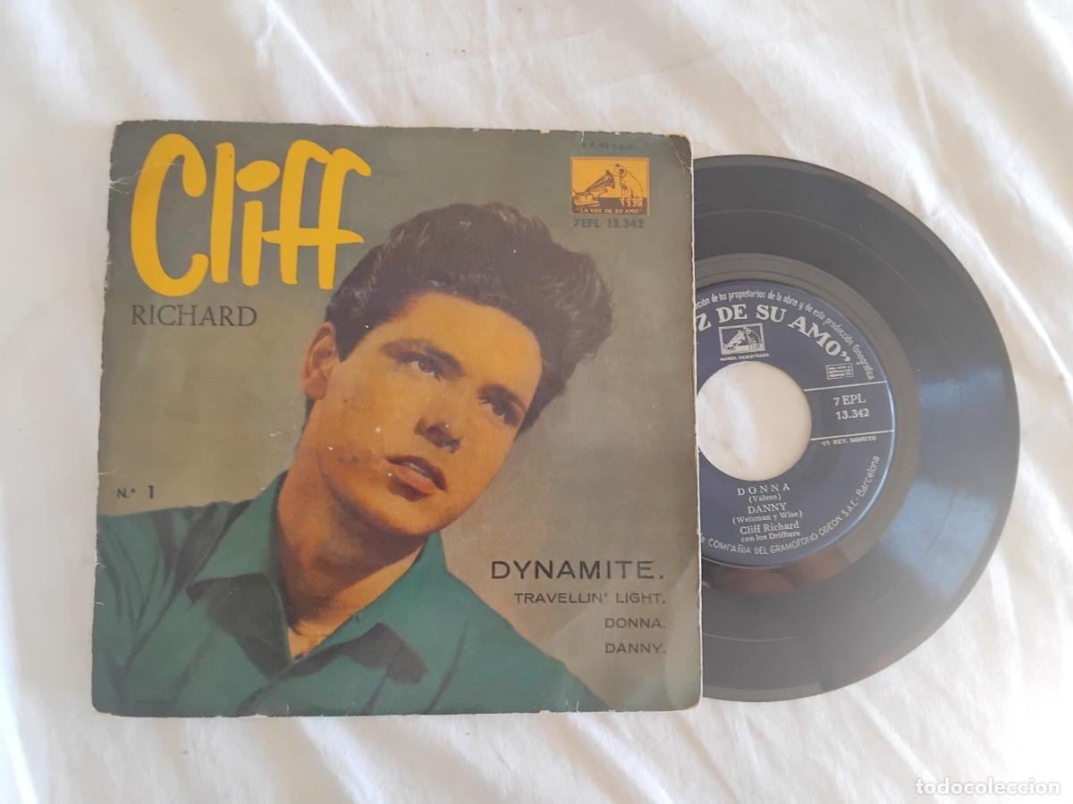 Discos de vinilo: CLIFF RICHARD. DYNAMITE + 3. EP LA VOZ DE SU AMO - Foto 1